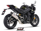 SC Project SC1-X Full Exhaust System for Triumph Street Triple 765 2024-26