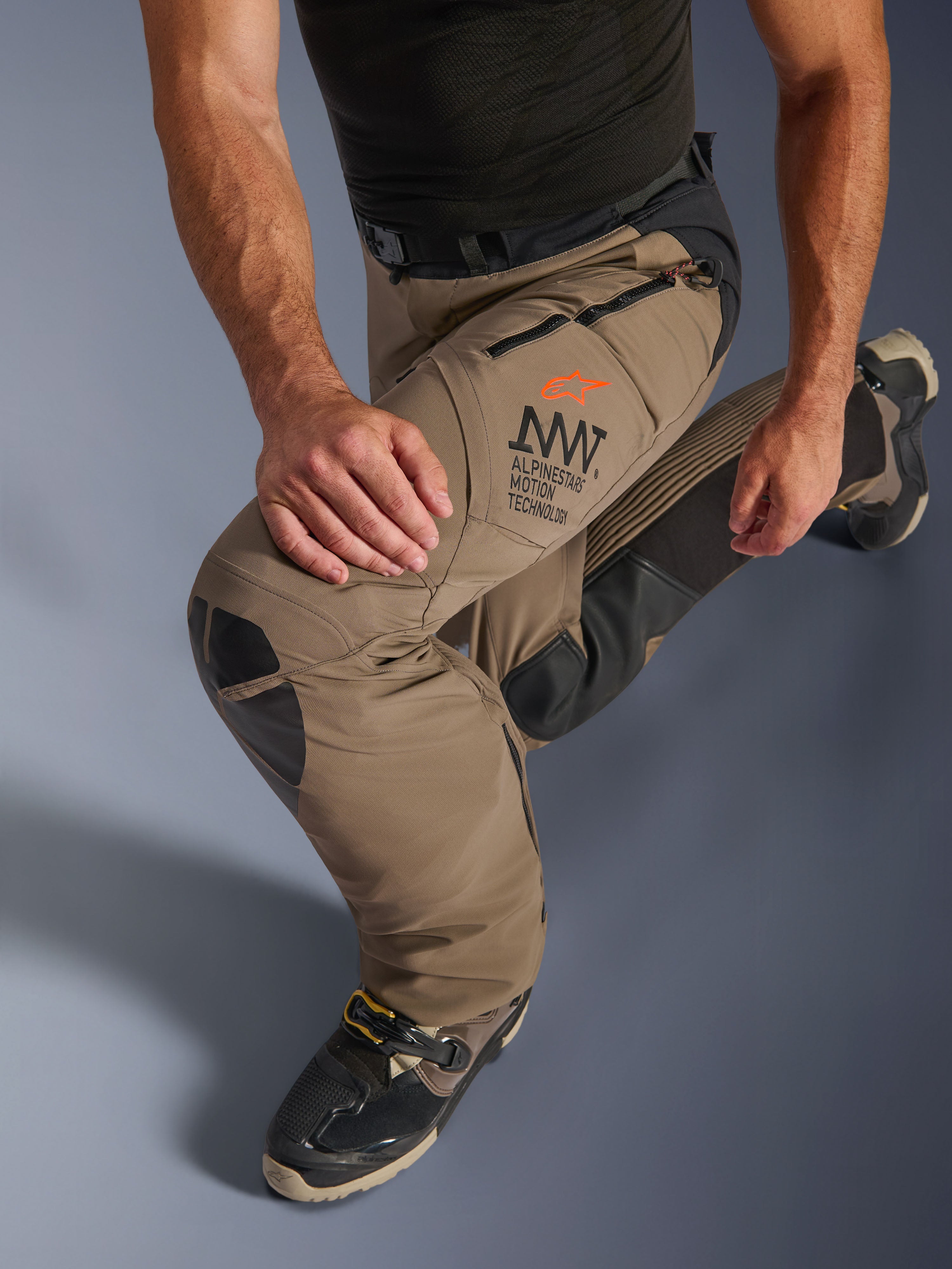 Alpinestars AMT-8 Stretch Drystar XF Pants Walnut/Black