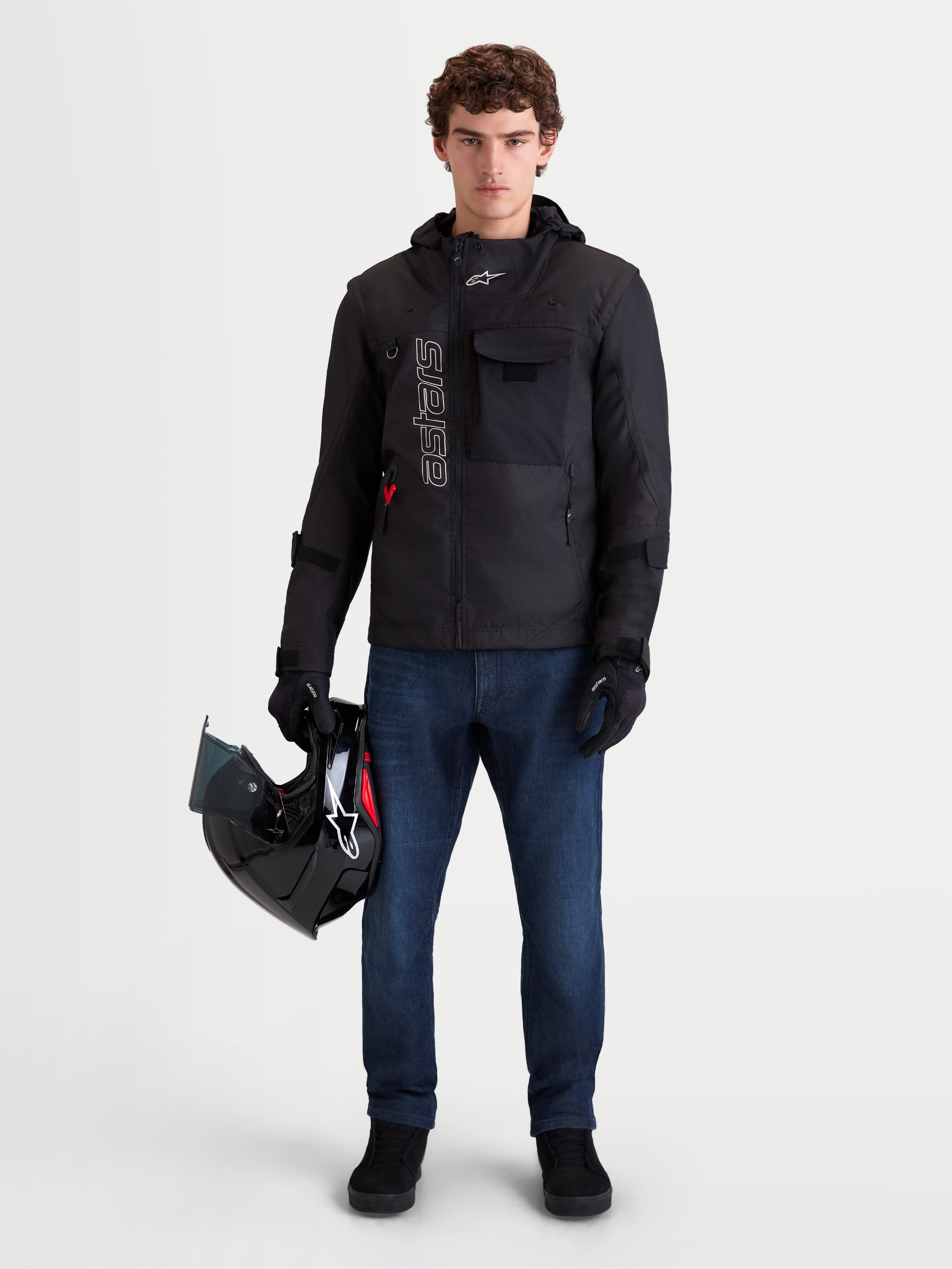 Alpinestars Flex-AST 10 Tough Max Denim Pants (Short Leg) Dark Blue