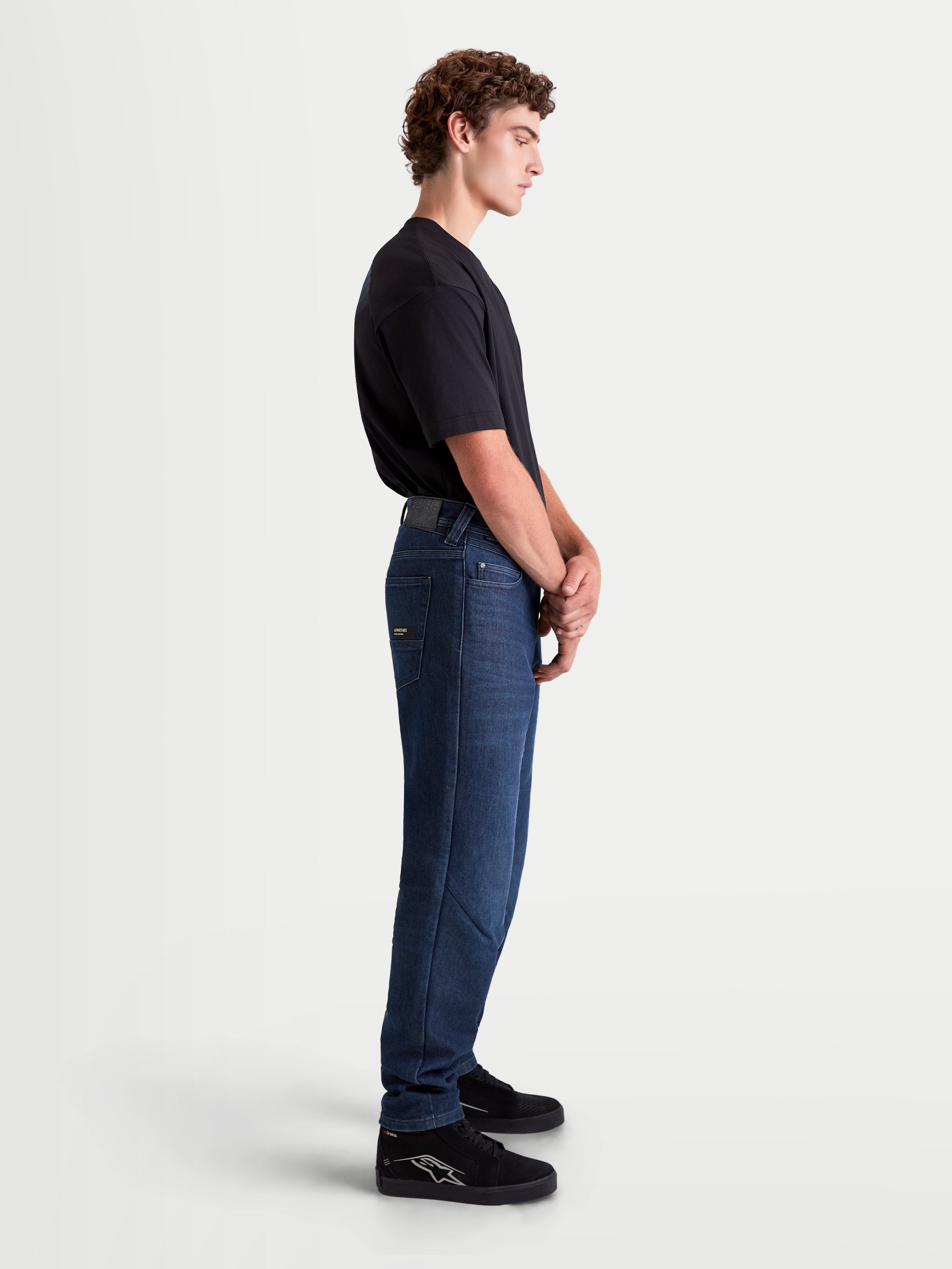 Alpinestars Flex-AST 10 Tough Max Denim Pants (Short Leg) Dark Blue