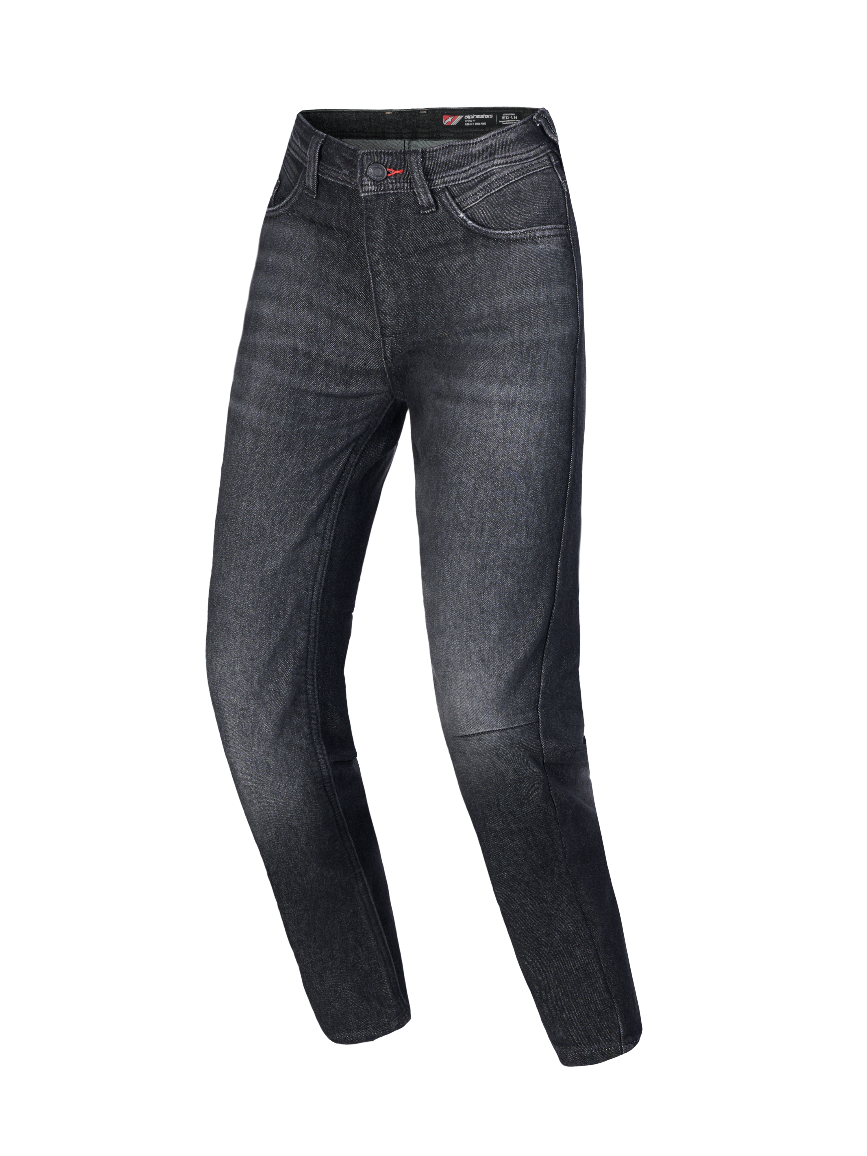Alpinestars Stella Flex-AST 7 Women's Denim Pants (Short Leg) Faded Black view 9