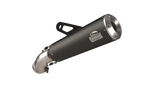 Dr. Jekill & Mr. Hyde Urban Streetfighter Wrinkle Black / Aluminium Adjustable Exhaust for BMW R nineT (2021-2023)