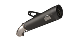 Dr. Jekill & Mr. Hyde Urban Slashcut Wrinkle Black / Wrinkle Black Adjustable Exhaust for BMW R nineT (2021-2023)