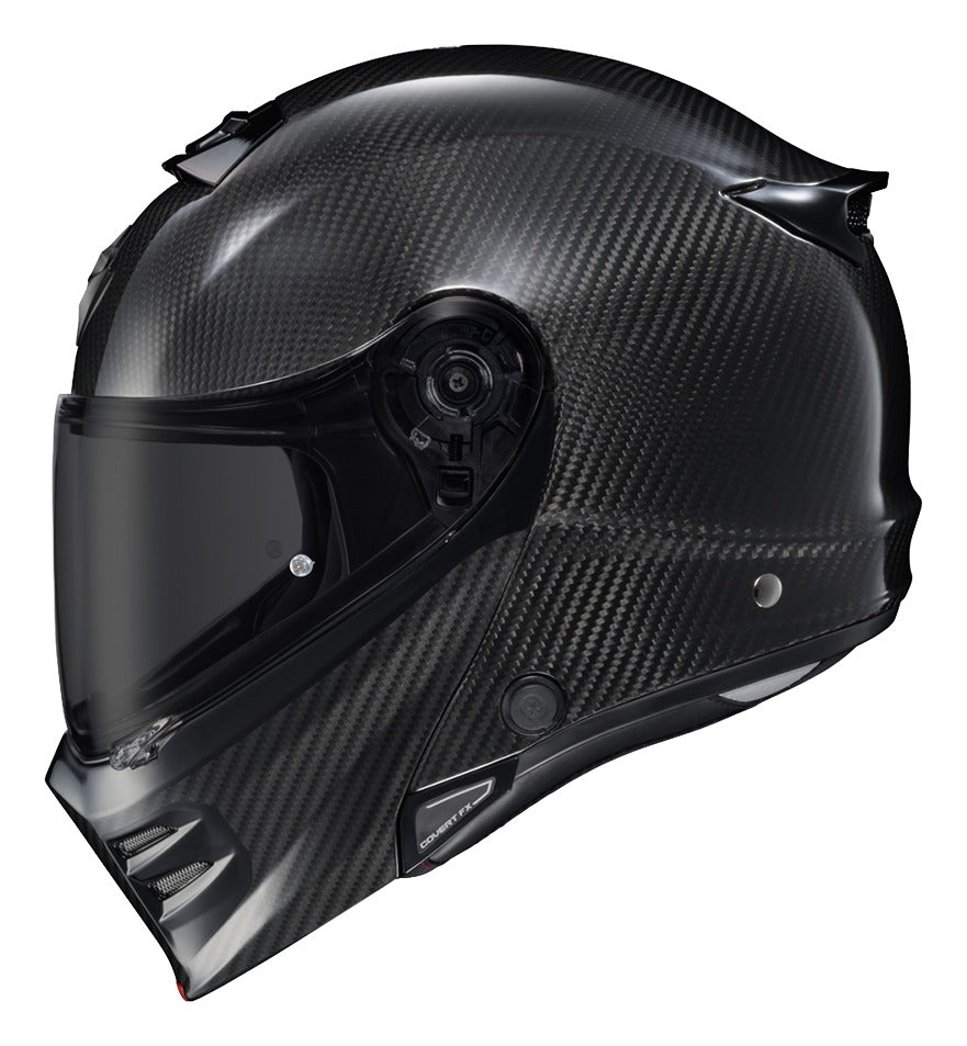 Scorpion EXO Covert FX Carbon Modular Helmet Gloss Black