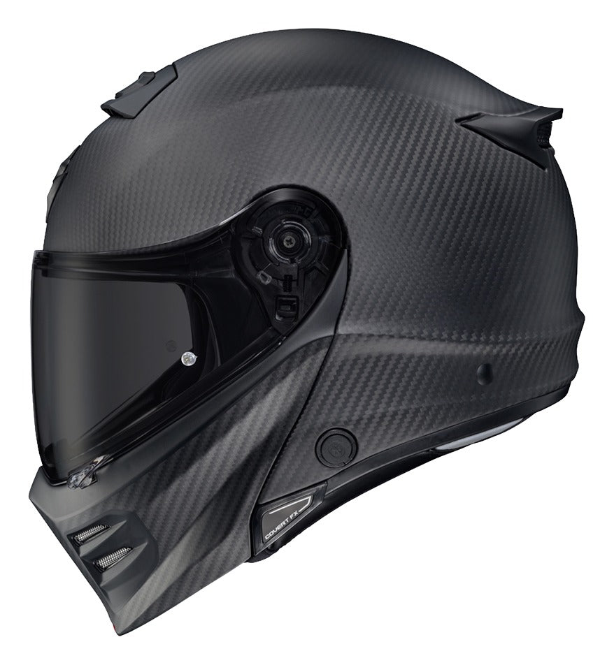 Scorpion EXO Covert FX Carbon Modular Helmet Matte Black