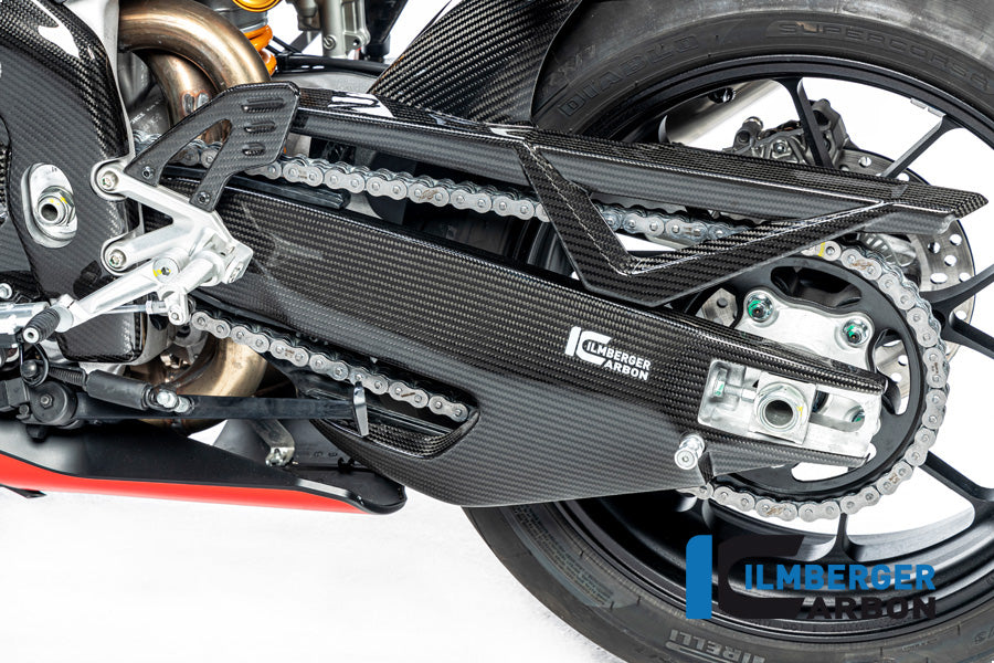 Ilmberger Carbon Fibre Left Swingarm Cover For Aprilia Tuono V4 1100 RR 2021-22