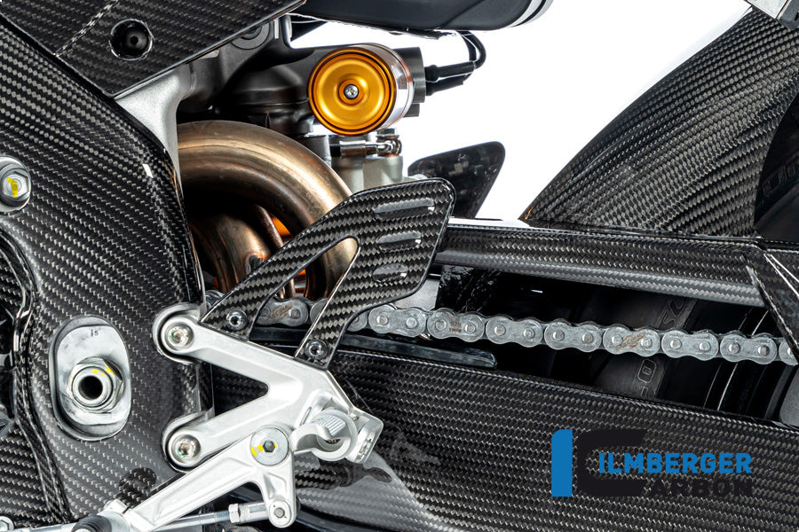Ilmberger Carbon Fibre Left Heel Guard For Aprilia RSV4 2021-22