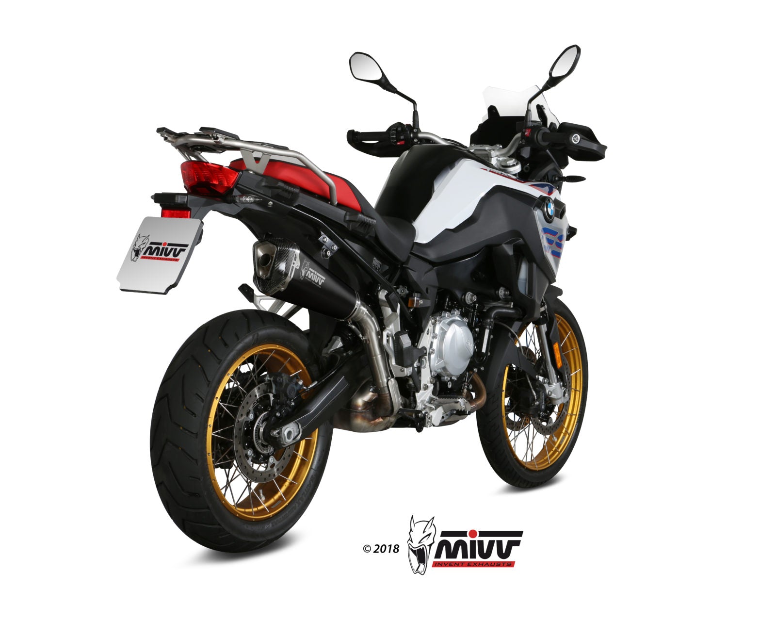 Mivv Delta Race Slip-On Exhaust For BMW F850GS 2018-22