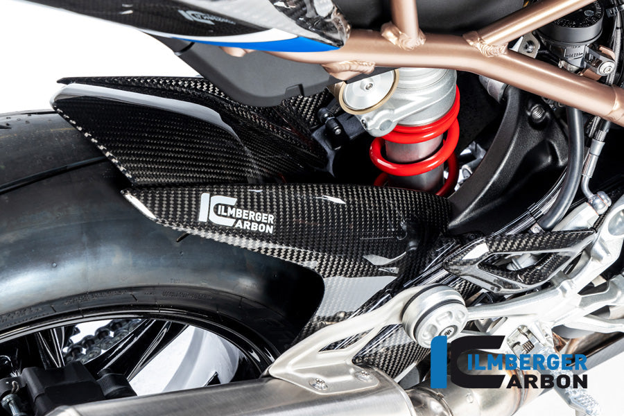 Ilmberger Carbon Fibre Rear Hugger with Upper Chainguard for BMW M 1000 RR