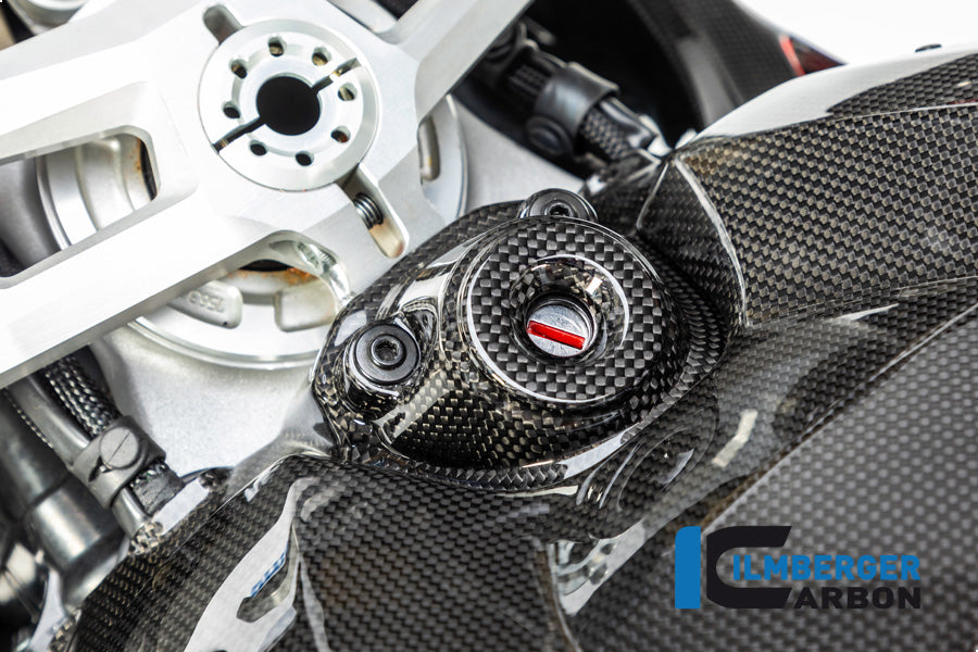 Ilmberger Carbon Fibre Ignition Switch Cover For Ducati Panigale V4 S 2022