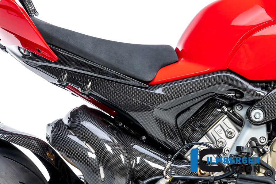 Ilmberger Carbon Fibre Right Subframe Cover For Ducati Streetfighter V4 2020-22