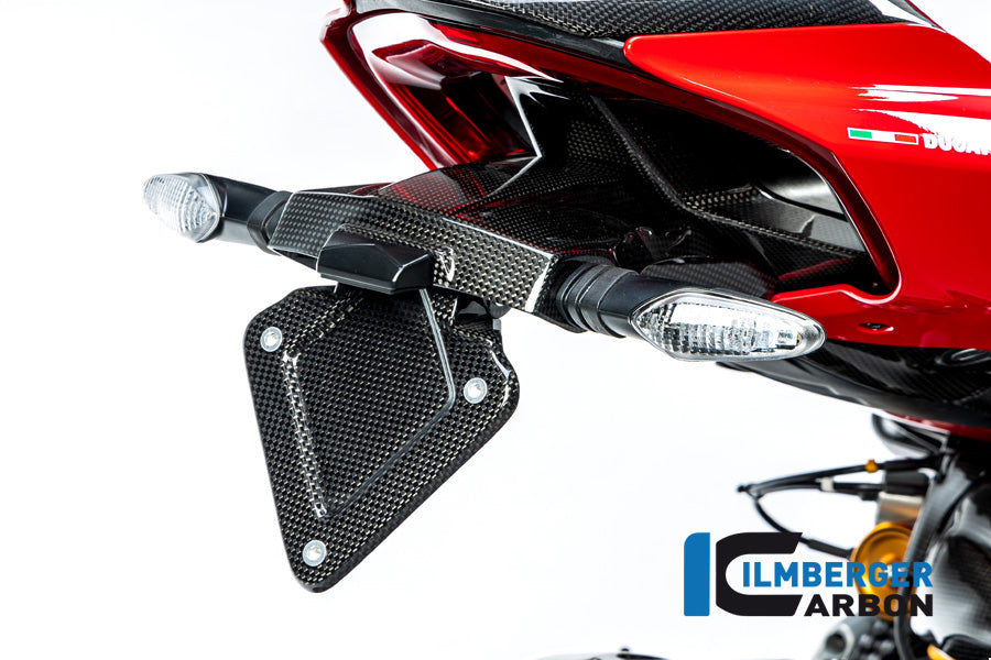 Ilmberger Carbon Fibre Number Plate Holder For Ducati Panigale V4 S 2022