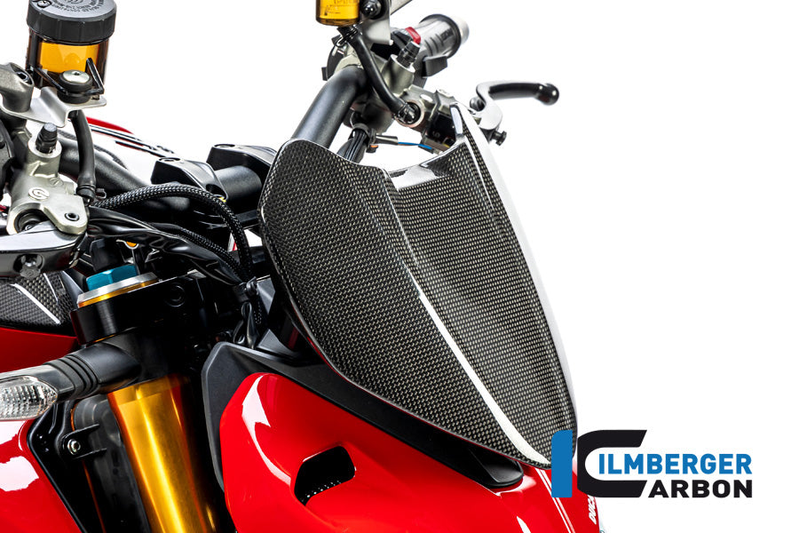 Ilmberger Carbon Fibre Instrument Cover For Ducati Streetfighter V4 2020-22