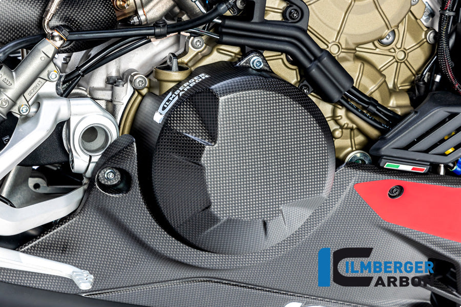 Ilmberger Carbon Fibre Clutch Cover For Ducati Streetfighter V4 2020-22