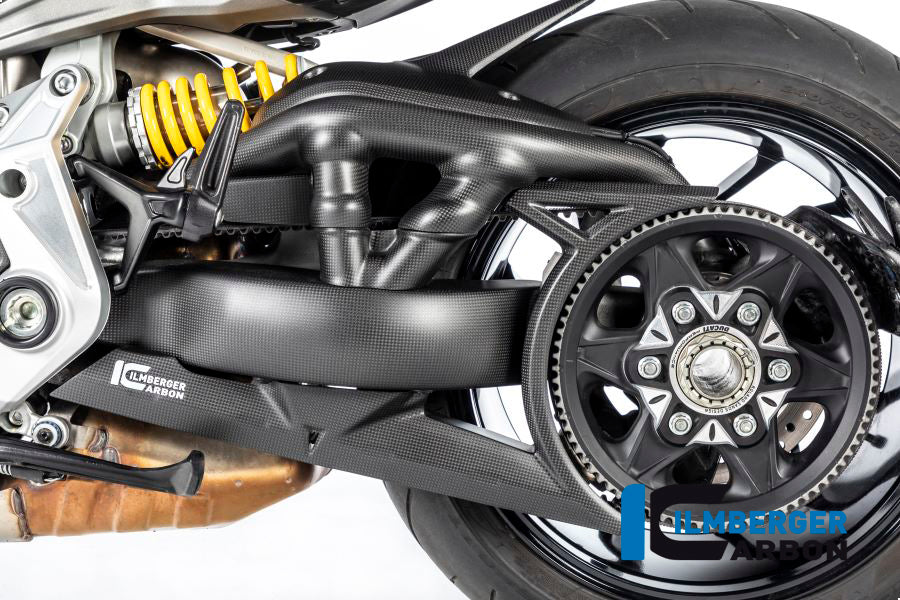 Ilmberger Carbon Fibre Swing Arm Cover Set For Ducati XDiavel 1260 2018-22