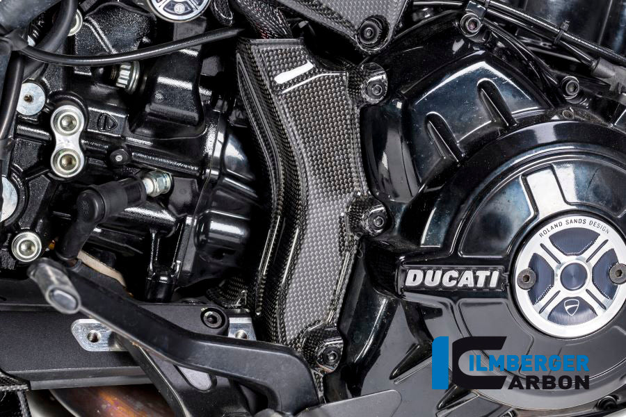 Ilmberger Carbon Fibre Electrical Cable Cover for Ducati XDiavel 1260 2018-22