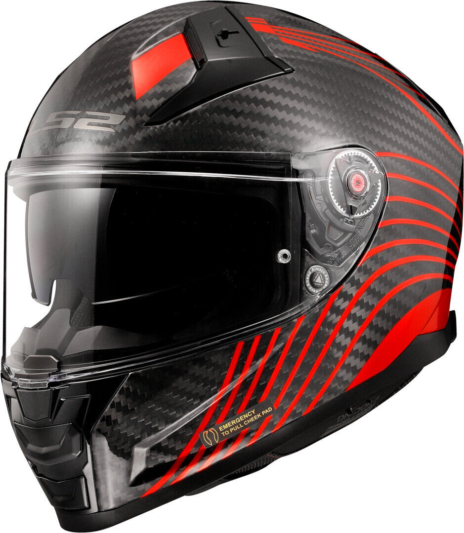 LS2 FF811 Vector II Carbon Flux Helmet