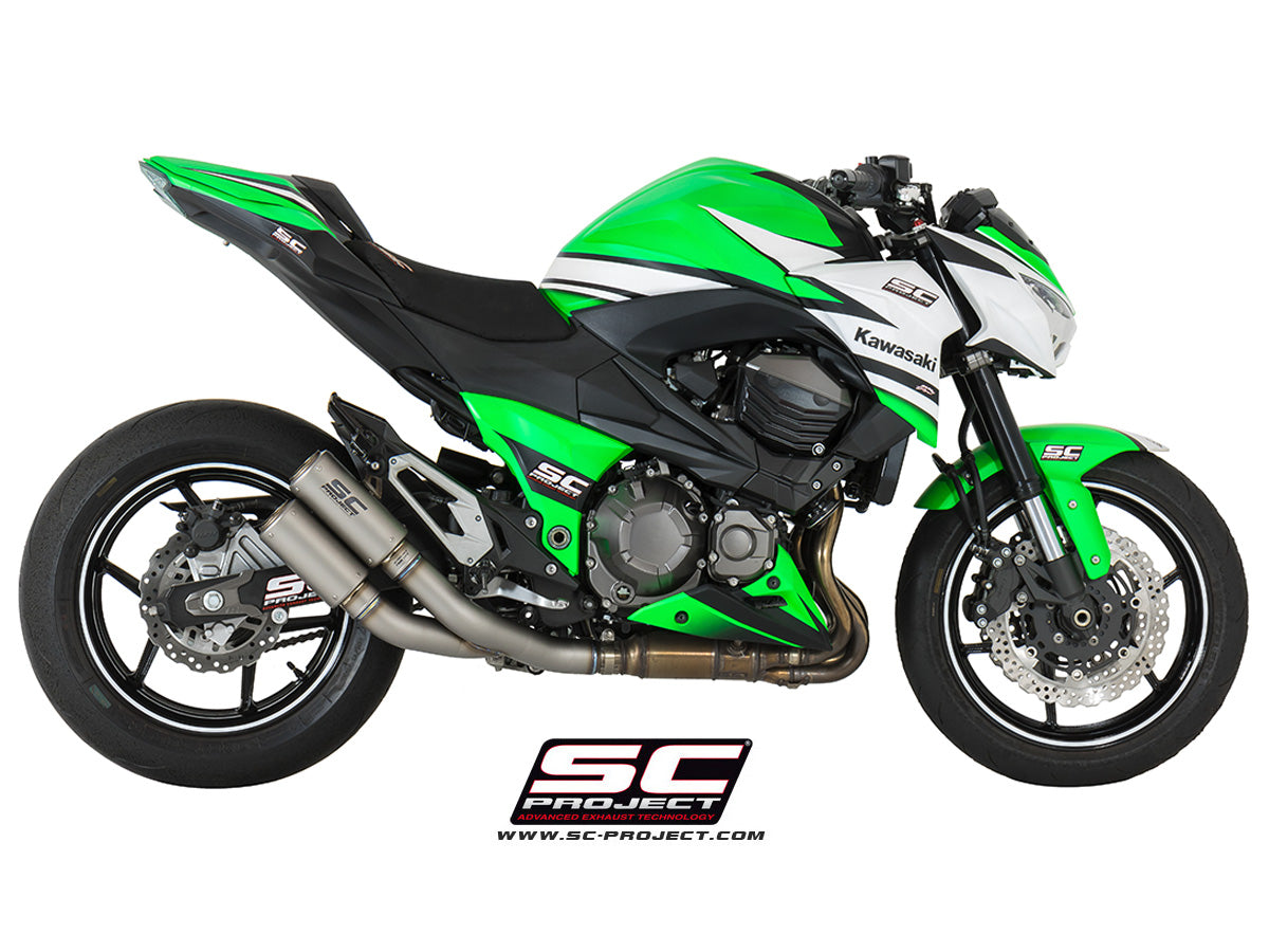 SC Project Twin CR-T Slip-On Exhaust for Kawasaki Z800
