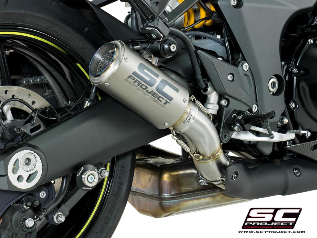 SC Project CR-T Slip-On Exhaust for Kawasaki Z1000 2017-20