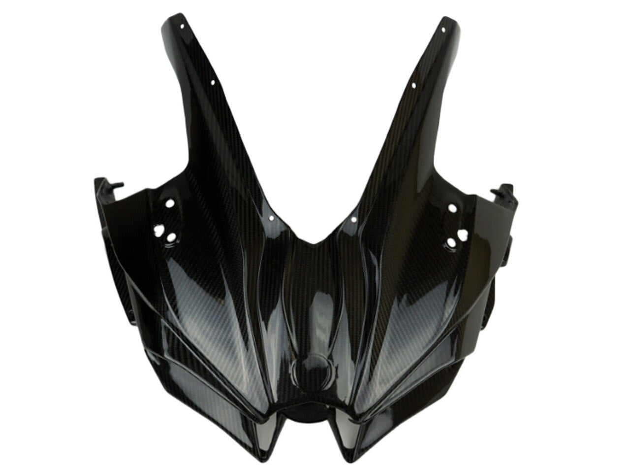 Motocomposites Front Fairing with Air Intakes in 100% Carbon Fiber for Kawasaki Ninja H2