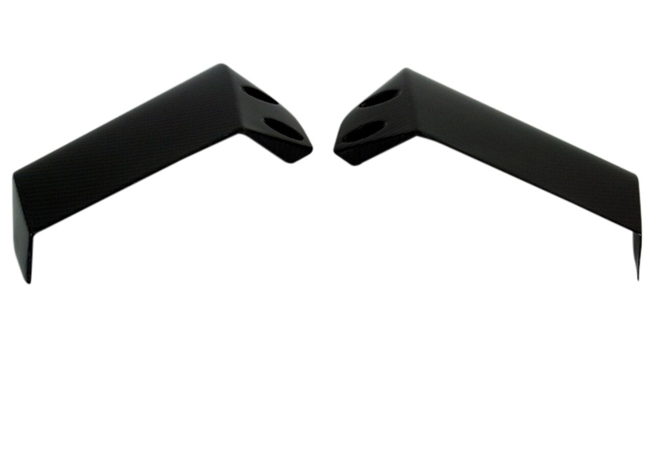 Motocomposites Upper Wings in Carbon with Fiberglass for Kawasaki Ninja H2