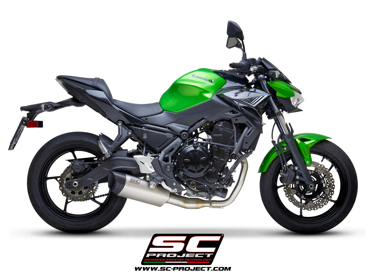 SC Project SC1-R GT Full Exhaust System for Kawasaki Ninja 650 2021-22
