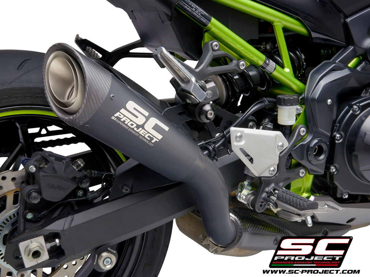 SC Project S1 Slip-On Exhaust for Kawasaki Z900 2020-23