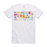 Music is Life T-Shirt - (style 1)
