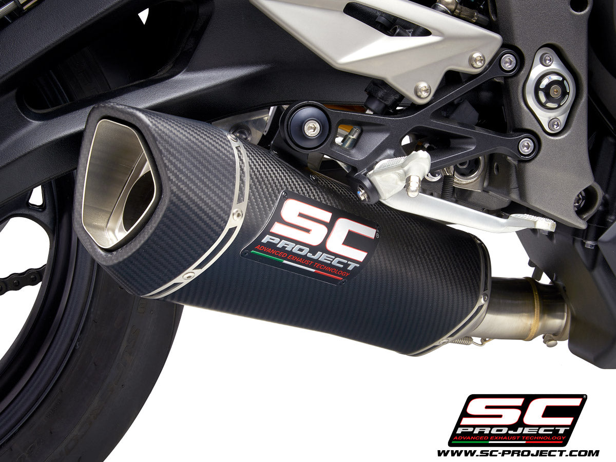 SC Project SC1-R Slip-On Exhaust for Triumph Street Triple RS 2020-22