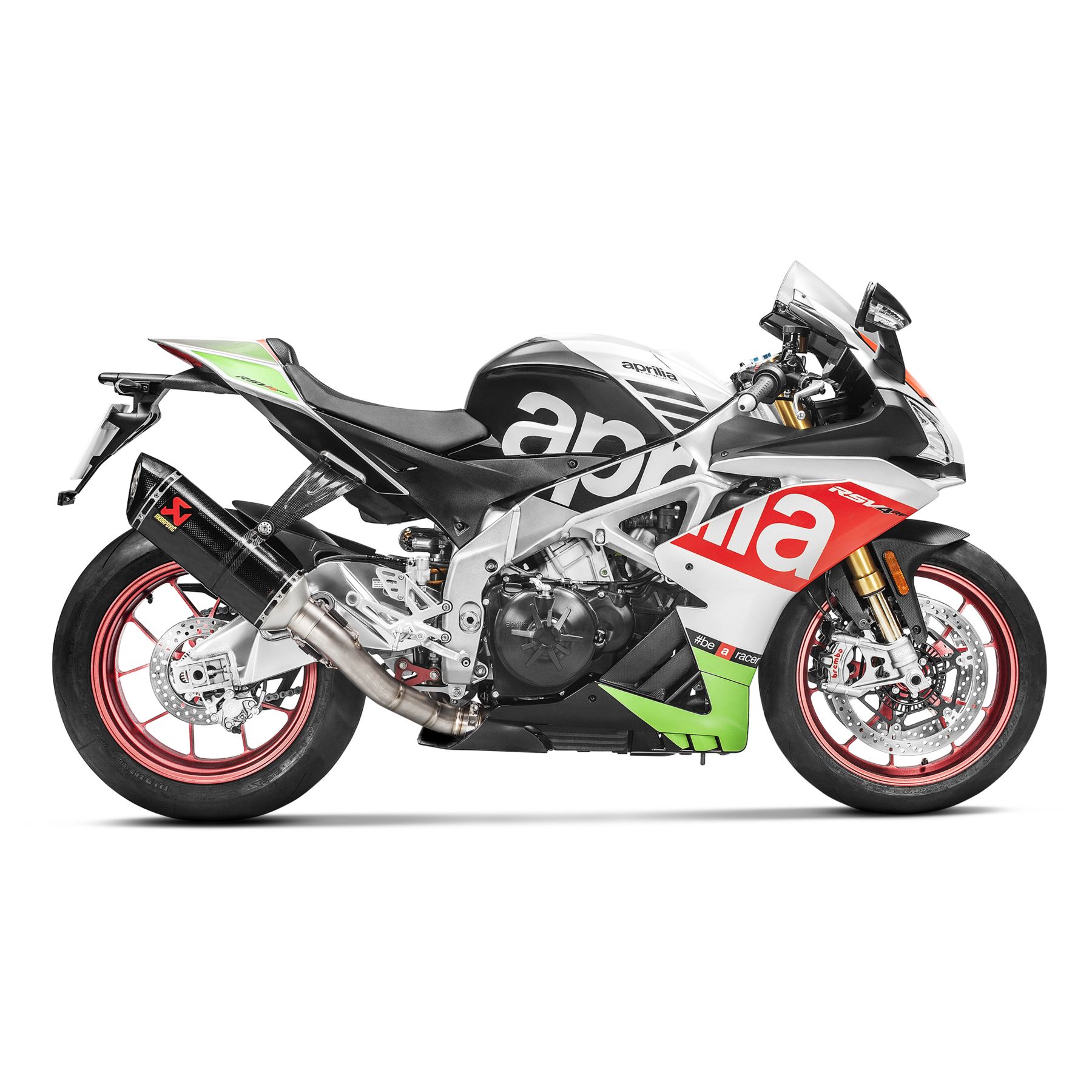 Akrapovic Slip-On Exhaust for Aprilia RSV4 RF