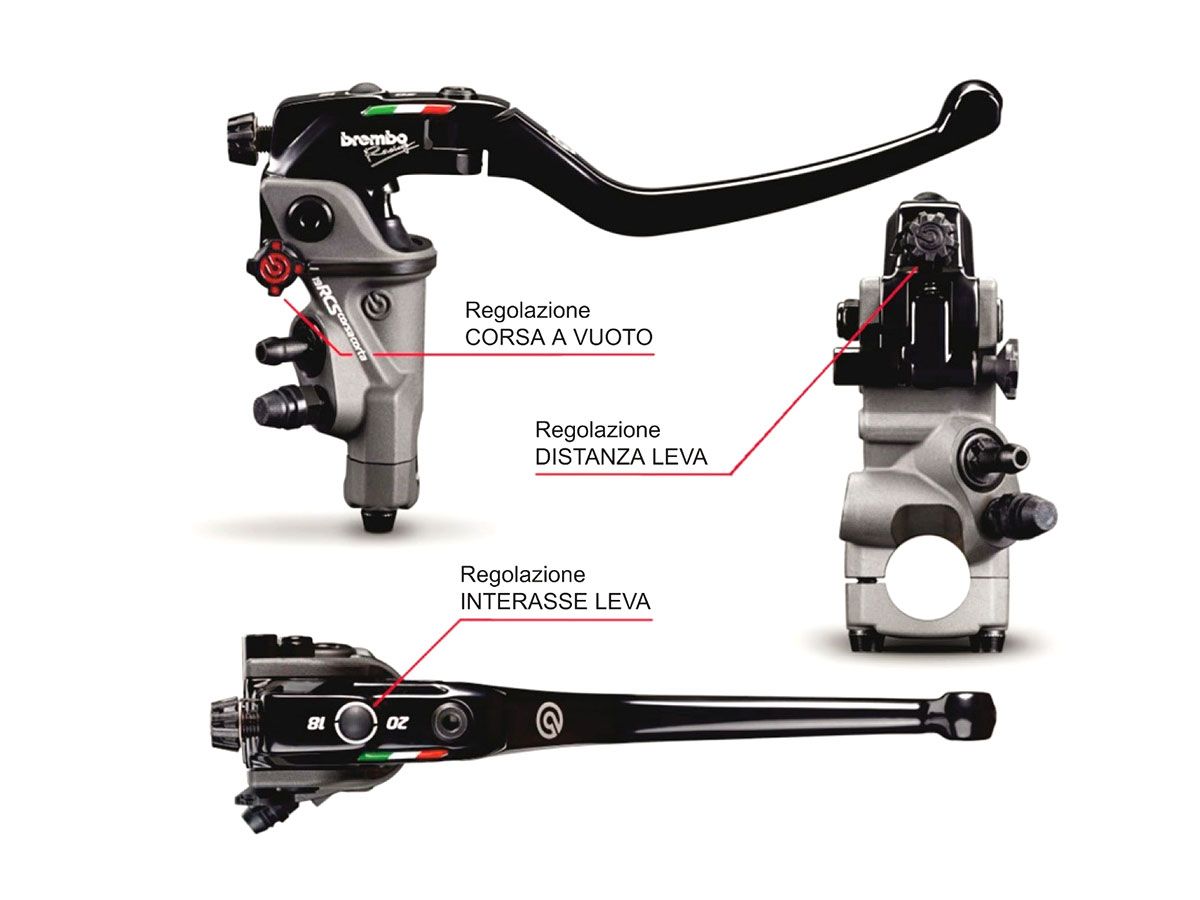 BREMBO RADIAL BRAKE PUMP 19 RCS CORSACORTA +DX SWITCHGEAR FOR DUCATI PANIGALE V4/S