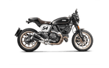 Akrapovic Titanium Slip-on Exhaust (with catalytic) for DUCATI SCRAMBLER CAFÉ RACER 2018
