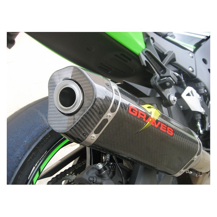 Graves Hexagonal Slip-On Exhaust for Kawasaki ZX10R / ZX10RR
