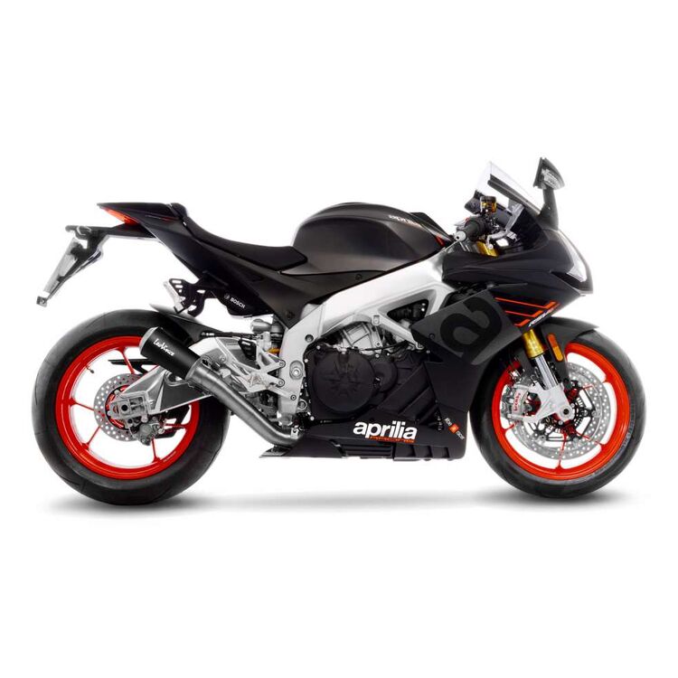 LeoVince LV-10 Slip-On Exhaust for Aprilia RSV4 RR