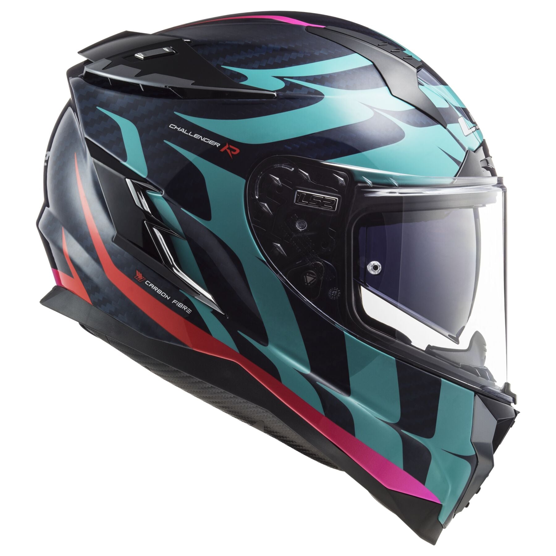 LS2 Challenger GT Carbon Flames Helmet