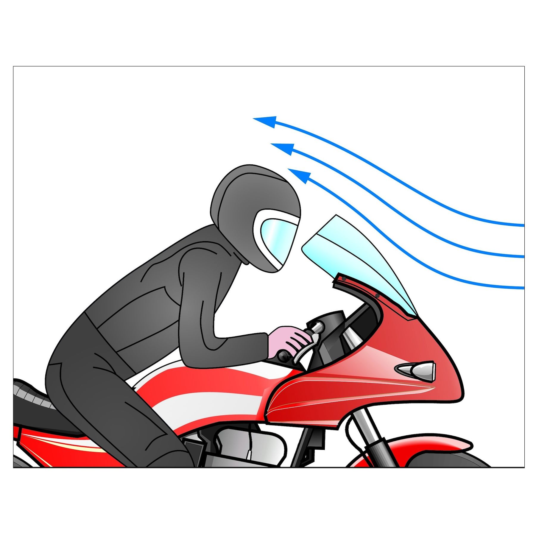 MRA Double-Bubble Racing Windscreen for Kawasaki Ninja 300