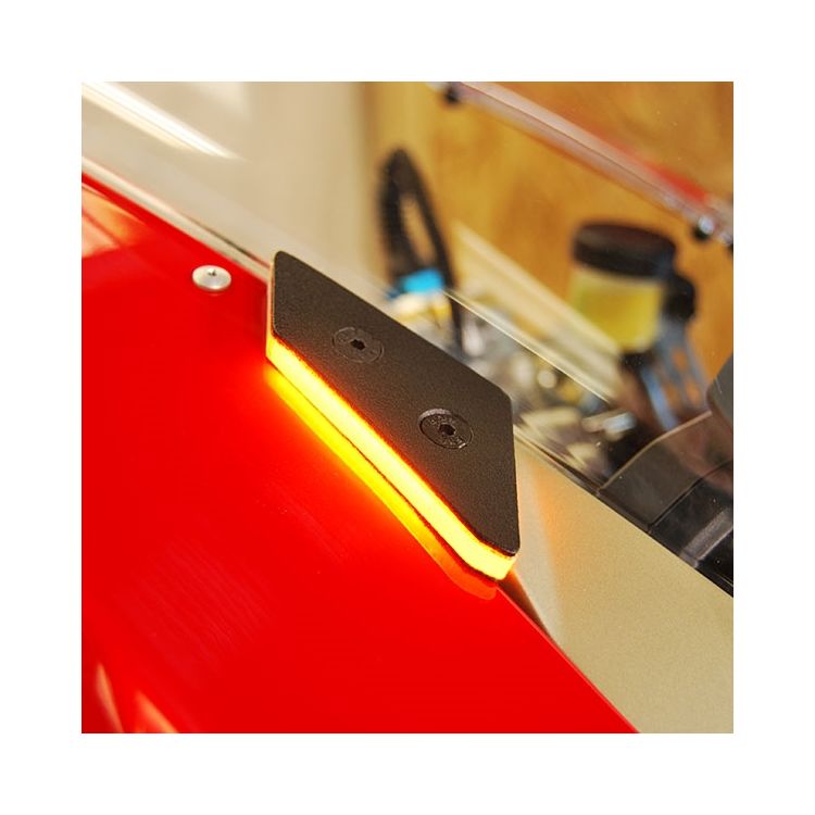 New Rage Cycles Mirror Block Off LED Turn Signals for Ducati Panigale V4