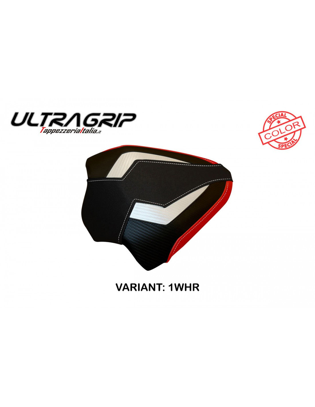 Tappezzeria Tenby Special Color Ultragrip Passenger Seat Cover for Ducati Panigale V4