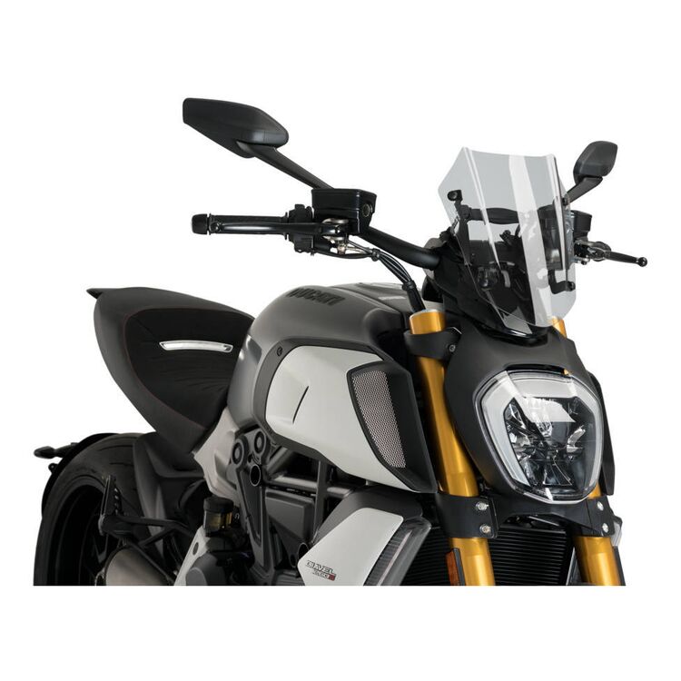Puig Naked New Generation Windscreen for Ducati Diavel 1260 2019-21