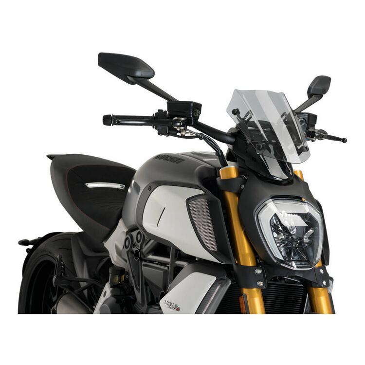 Puig Naked New Generation Windscreen for Ducati Diavel 1260 2019-21