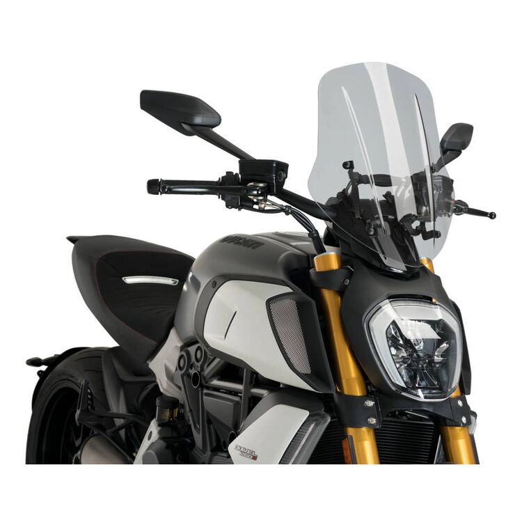 Puig Touring Naked New Generation Windscreen for Ducati Diavel 1260 2019-21