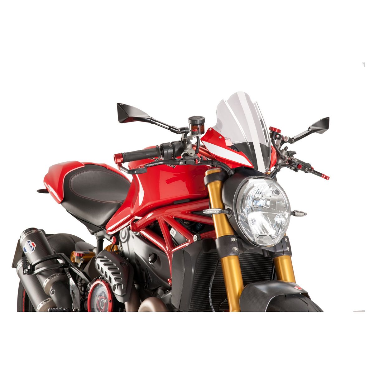 Puig Touring Naked New Generation Windscreen for Ducati Monster 797