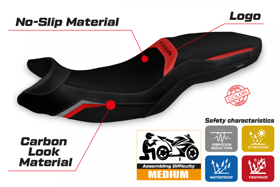 Tappezzeria Termez Special Color Seat Cover for BMW F 900 R