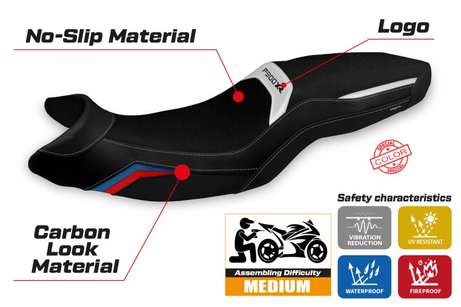 Tappezzeria Arima Special Color Seat Cover for BMW F 900 XR