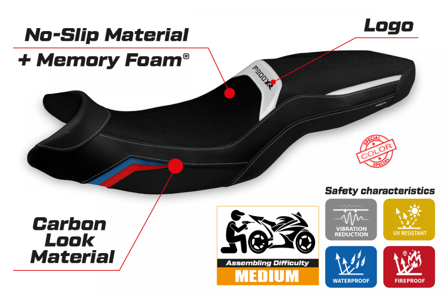 Tappezzeria Tartu Special Color Comfort System Seat Cover for BMW F 900 XR