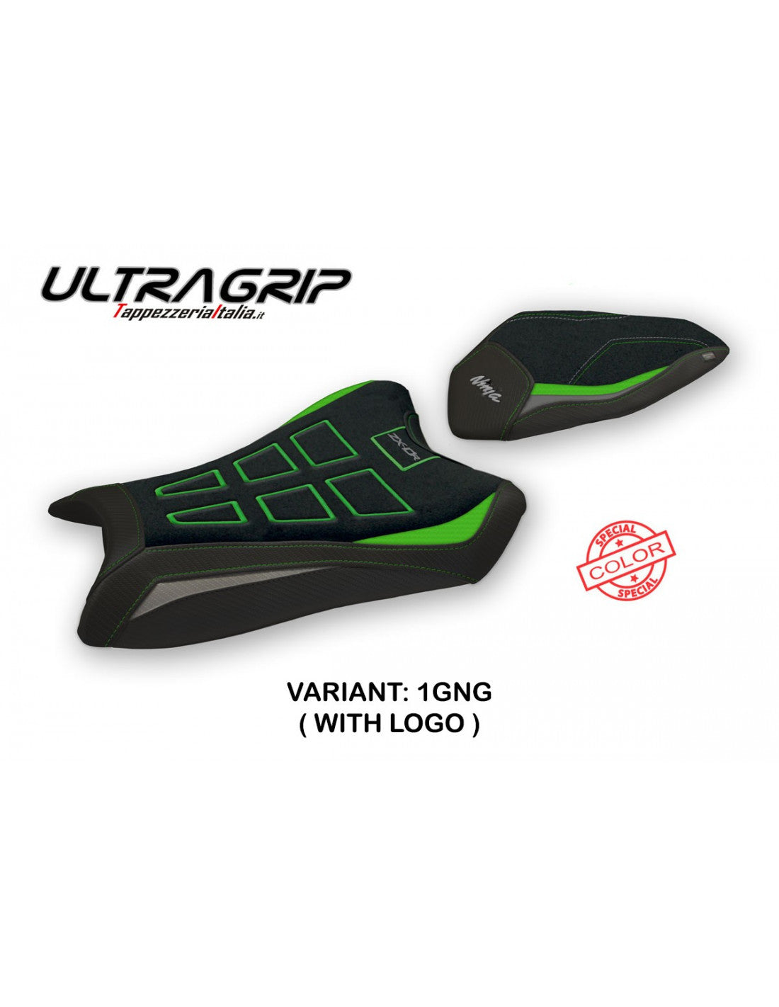Tappezzeria Bejar Special Color Ultragrip Seat Cover for Kawasaki ZX-10R 2016-20