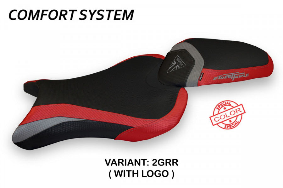 Tappezzeria Molina Special Color Comfort System Seat Cover for Triumph Street Triple RS