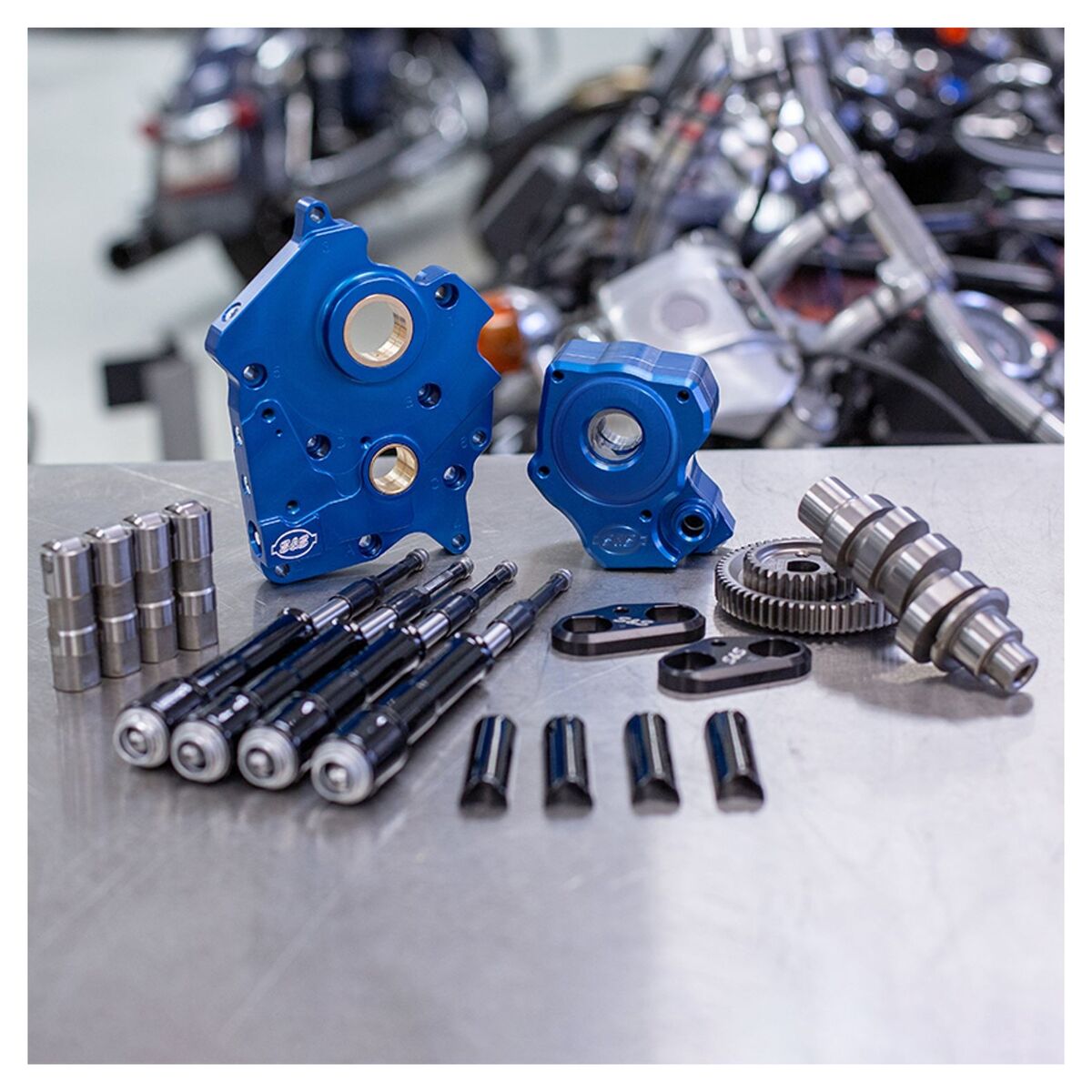 S&S 475 Cam Chest Kit For Harley Oil Cooled Milwaukee-Eight 2017-2022