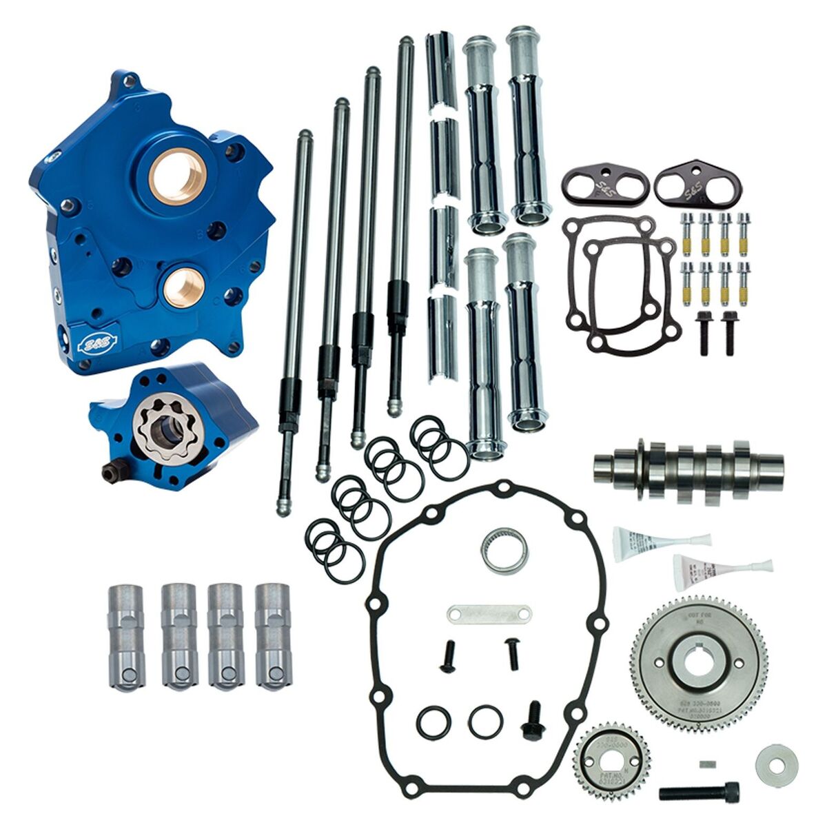 S&S 475 Cam Chest Kit For Harley Oil Cooled Milwaukee-Eight 2017-2022