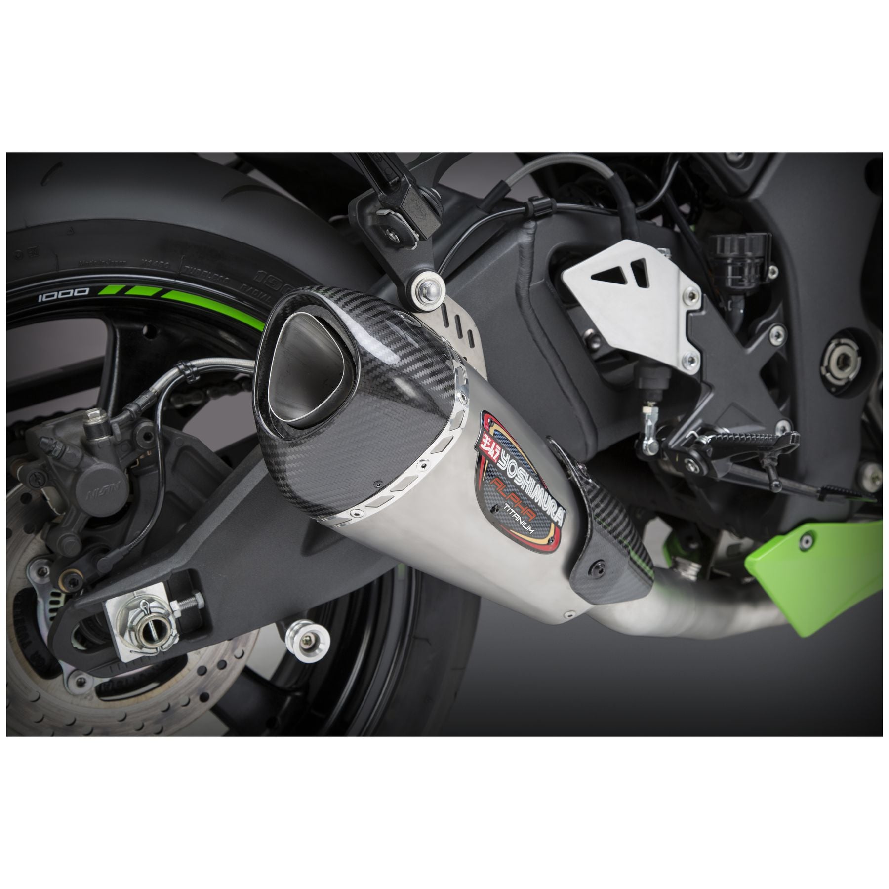 Yoshimura Alpha T Works Race Slip-On Exhaust for Kawasaki ZX-10R